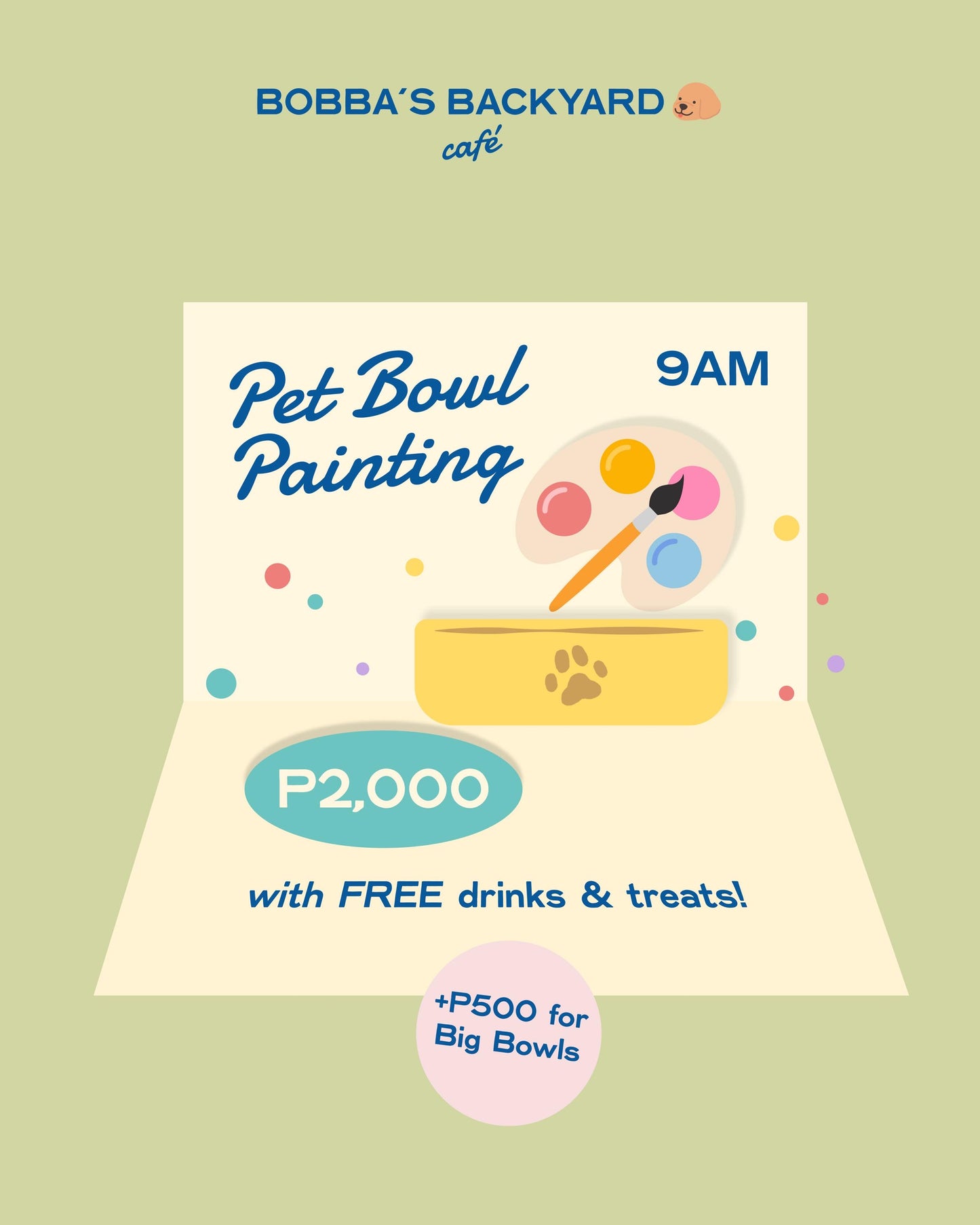 Bobba’s Backyard x Wabi Sabi: Pet Bowl Painting