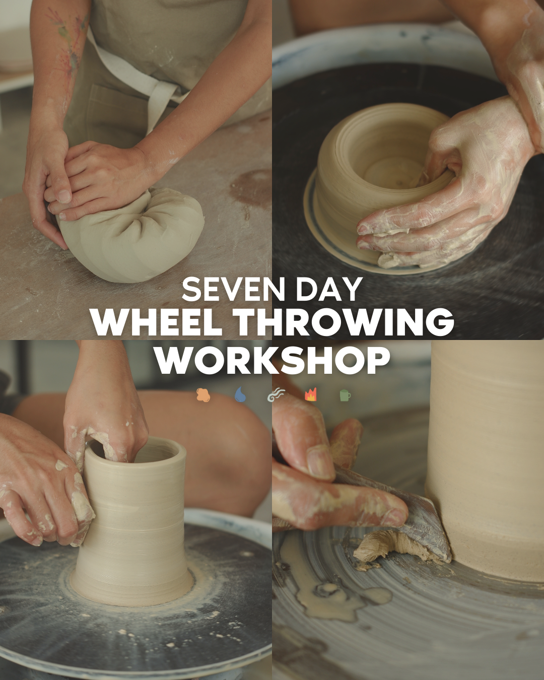 7- Day Wheel Throwing Course