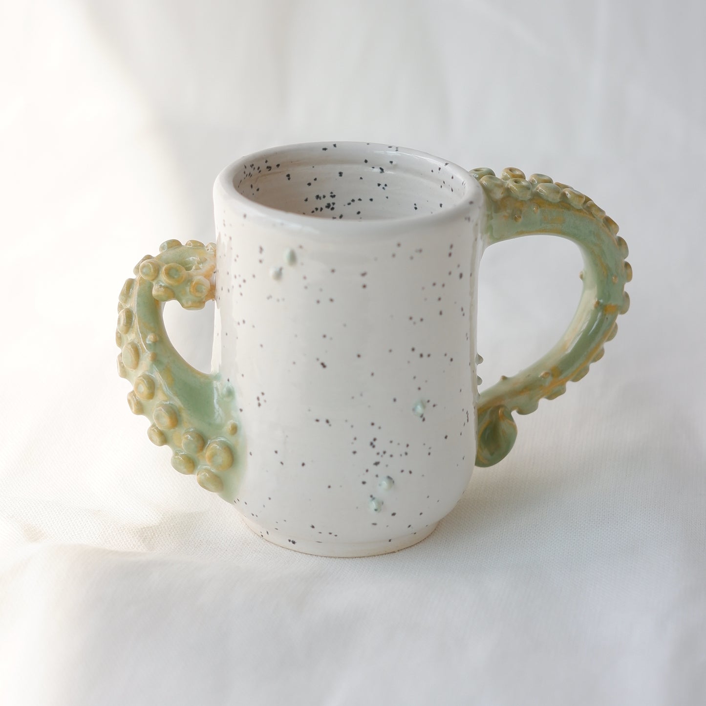 Seafoam Double Octo Mug