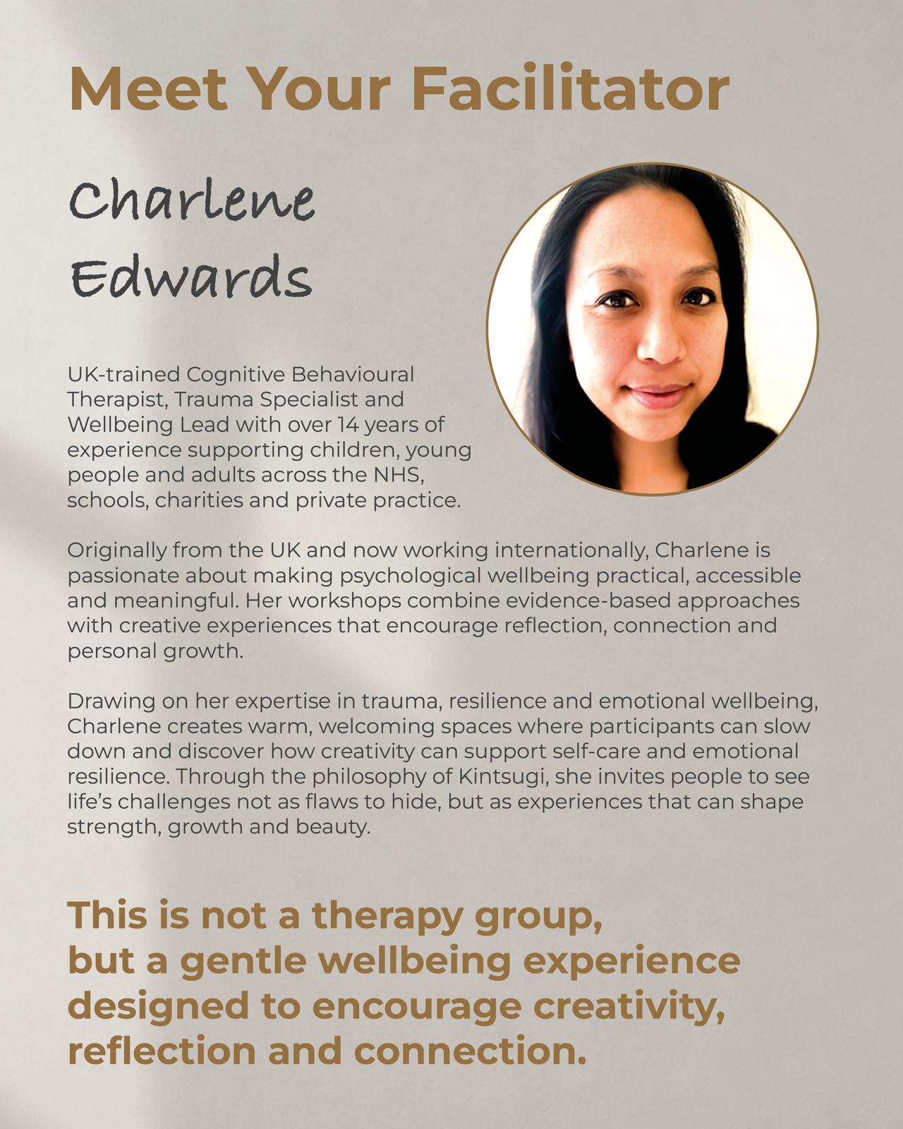 Kintsugi- Inspired Wellbeing Workshop