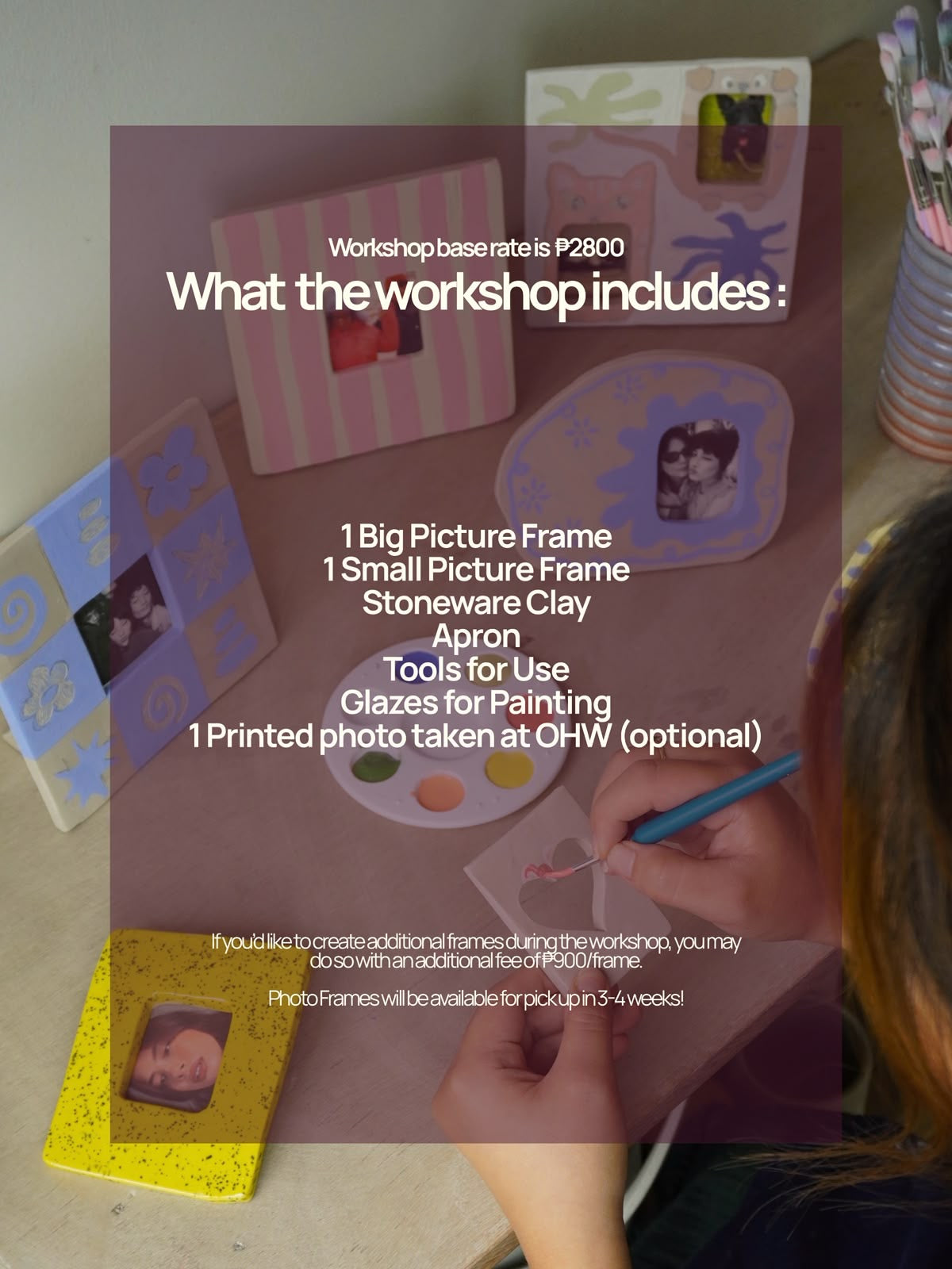 Open House World x Wabi Sabi: Ceramic Photo Frame Workshop