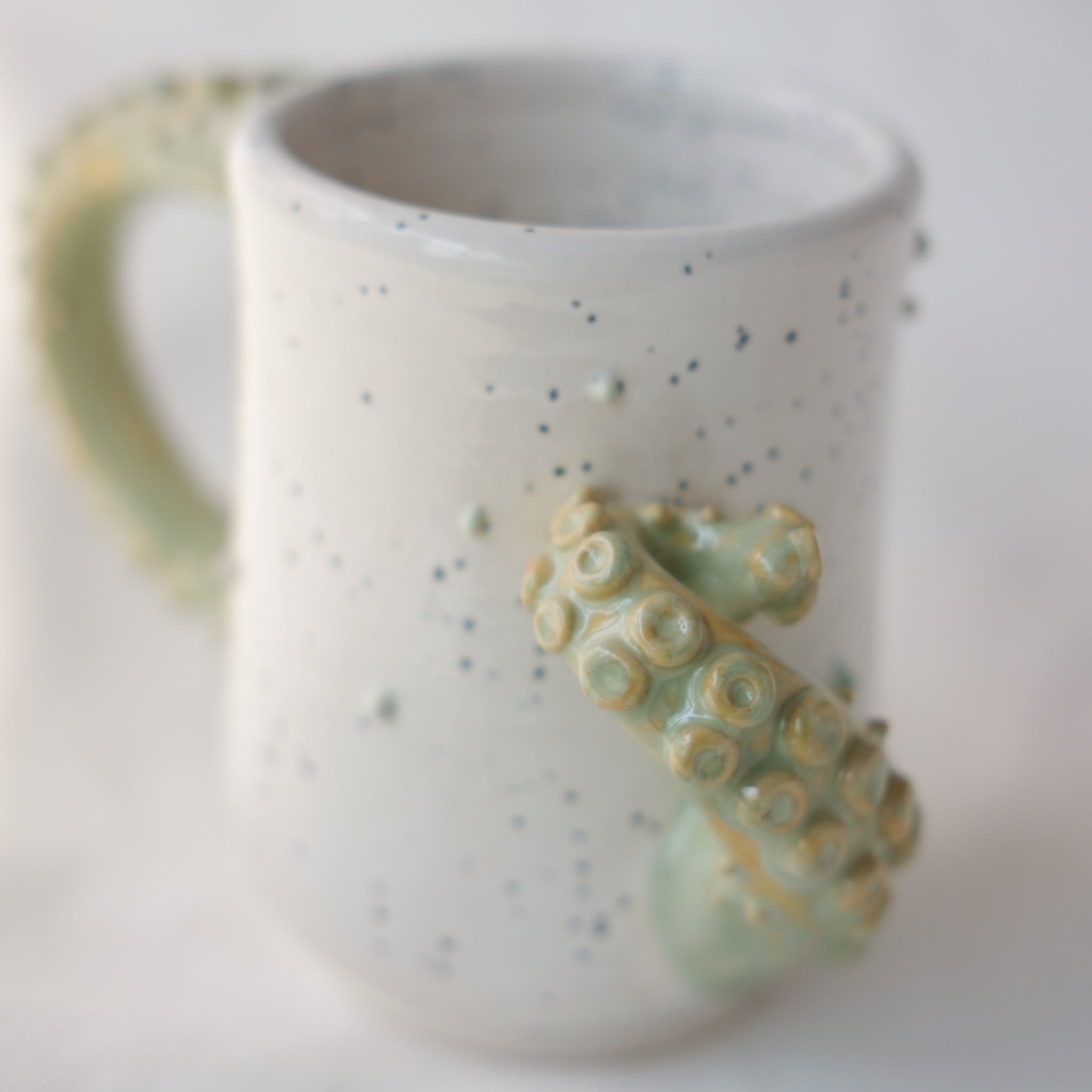 Seafoam Double Octo Mug
