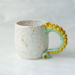 Yellow and Mint Green Octo