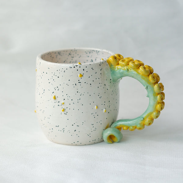 Yellow and Mint Green Octo