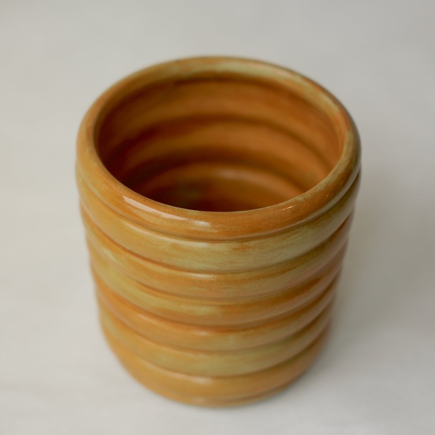Mustard Ribbed Cup