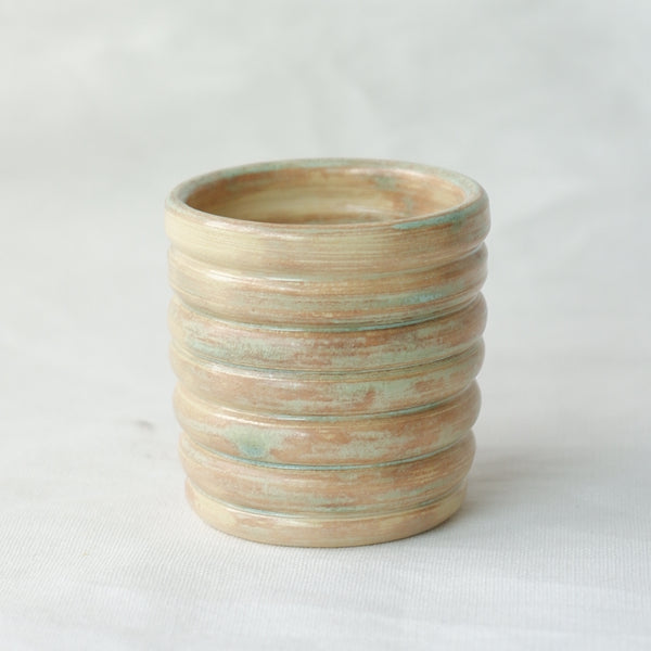 Limestone Ribbed Cup
