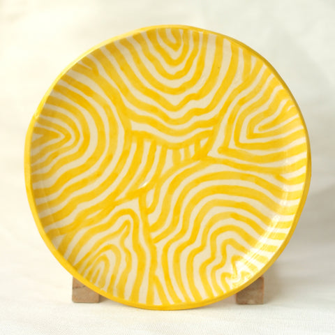 Yellow Detailed Plate