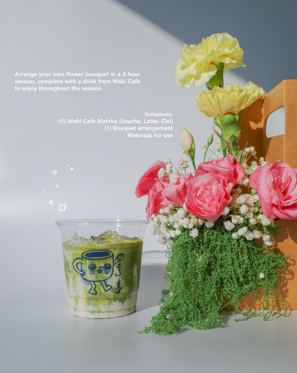 Matcha Bouquet with Wabi Cafe