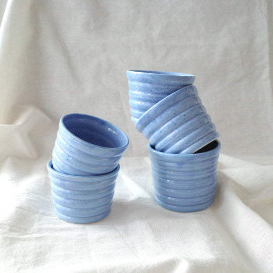 Marina Blue Cortado Cups