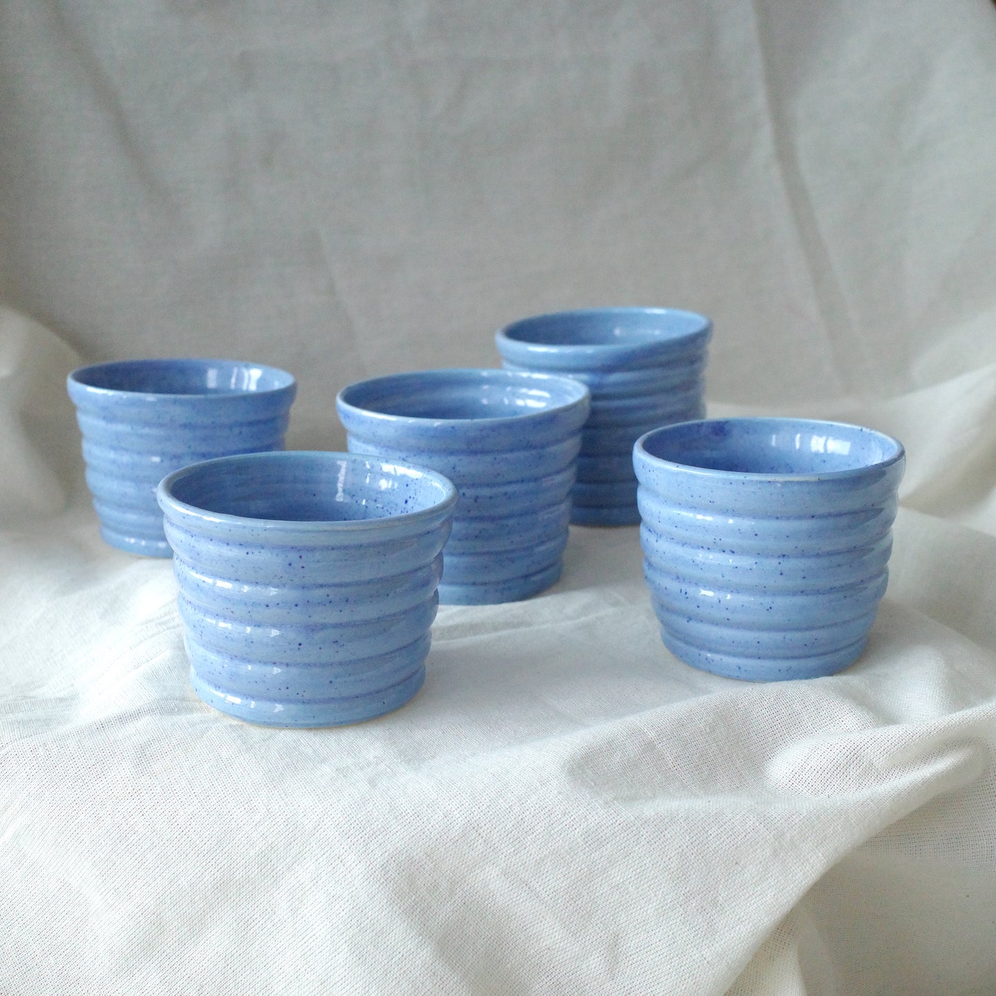 Marina Blue Cortado Cups